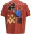 Jack & Jones Fold Crew Neck T-Shirt Red - Тениски - мъжки тениски големи размери