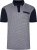 Kam Jeans 5518 Smart Mini Geo-Print Polo Navy - Поло тениски - мъжки тениски с яка големи размери