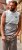 Kam Jeans 5764 Palm Springs Vest Sleeveless T-Shirt Griffin Grey - Тениски - мъжки тениски големи размери