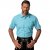 JP1880 Shirt Traditional Short Sleeve Turquoise - Ризи - мъжки ризи големи размери