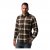 JP1880 Shirt Flannel Long Sleeve Dark Brown TALL - ВИСОКИ-размери - дрехи за високи мъже