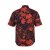 JP1880 Shirt Short Sleeve Linen Blend Red - Ризи - мъжки ризи големи размери
