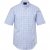JP1880 Shirt Traditional Short Sleeve Checked Light Blue - Ризи - мъжки ризи големи размери