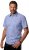 JP1880 Short Sleeve Check Print Traditional Shirt Blue - Ризи - мъжки ризи големи размери