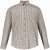 JP1880 Long Sleeve Check Print Traditional Shirt Brown - Ризи - мъжки ризи големи размери