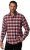 JP1880 Shirt Flannel Checked Long Sleeve Red TALL - МЪЖКО ОБЛЕКЛО MT-6XLT - дрехи за високи мъже