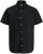Jack & Jones Breeze Linen Short Sleeve Shirt Black - Ризи - мъжки ризи големи размери