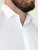 D555 Lucas Еластична Риза С Къс Ръкав Устойчива На Петна Без Гладене Бяла - Ризи - мъжки ризи големи размери