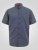 D555 Melrose Navy Icon AOP Button Down Collar Short Sleeve Navy - Ризи с къс ръкав - мъжки ризи с къс ръкав големи размери