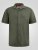 D555 Connor Stretch Cuban Collar Reosrt Short Sleeve Shirt Khaki - Ризи - мъжки ризи големи размери