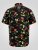 D555 Gordon Hawaiian AOP Cuvan Collar Resort Short Sleeve Black - Ризи - мъжки ризи големи размери