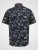 D555 Rick Geometric Print Short Sleeve Shirt Navy - Ризи - мъжки ризи големи размери