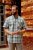 Kam Jeans 6339 Checked Short Sleeve Shirt Mineral Blue - Ризи - мъжки ризи големи размери