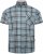 Kam Jeans 6339 Checked Short Sleeve Shirt Mineral Blue - Ризи - мъжки ризи големи размери