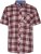 Kam Jeans 6368 Checked Short Sleeve Shirt Red - Ризи - мъжки ризи големи размери