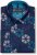 Kam Jeans 6071 Record Print Long Sleeve Shirt Navy - Ризи - мъжки ризи големи размери