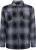 Kam Jeans 6354 Zip Through Check Shirt Charcoal - Ризи - мъжки ризи големи размери