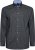 Kam Jeans 6362 All Over Eye Print Long Sleeve Navy - Ризи - мъжки ризи големи размери