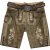 JP1880 Shorts Goat Suede with Belt Buckle Traditional Moss Green - Празнично облекло - Празнично облекло – За да празнувате стилно и удобно
