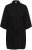 Kaffe Curve Mille Short Shirt Dress Black Deep - Мини рокли - 