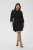 Kaffe Curve Mille Short Shirt Dress Black Deep - Мини рокли - 