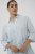 Kaffe Curve Mille Short Shirt Dress Nantucket Breeze Blue - Мини рокли - 