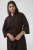 Kaffe Curve Mille Short Shirt Dress Black Coffee Brown - Мини рокли - 