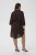 Kaffe Curve Mille Short Shirt Dress Black Coffee Brown - Мини рокли - 