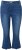 Ulla Popken Cropped Flared Eyelet Jeans Denim Blue - Дамски Дънки & Панталони в Големи Размери – Plus Size - 