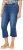 Ulla Popken Cropped Flared Eyelet Jeans Denim Blue - Дамски Дънки & Панталони в Големи Размери – Plus Size - 