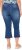 Ulla Popken Cropped Flared Eyelet Jeans Denim Blue - Дамски Дънки & Панталони в Големи Размери – Plus Size - 