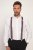 JP1880 Suspenders with Adjustable Length Burgundy Red - Аксесоари - 