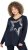 Ulla Popken Sequined Star Rolled Edge Sweater Navy - Суичъри & cуичъри с качулка - 
