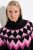 Ulla Popken Neon Alpine Pattern Long Sleeve Turtleneck Sweater Light Pink - Суичъри & cуичъри с качулка - Уютни суитшърти, суичъри и плетива