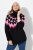 Ulla Popken Neon Alpine Pattern Long Sleeve Turtleneck Sweater Light Pink - Суичъри & cуичъри с качулка - Уютни суитшърти, суичъри и плетива