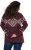 Ulla Popken Aztec Pattern Turtleneck Sweater Plum - Суичъри & cуичъри с качулка - 