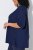 Ulla Popken Oversized 3/4 Sleeve V-Neck Sweater Navy - Суичъри & cуичъри с качулка - Уютни суитшърти, суичъри и плетива