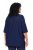 Ulla Popken Oversized 3/4 Sleeve V-Neck Sweater Navy - Суичъри & cуичъри с качулка - Уютни суитшърти, суичъри и плетива