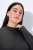 Ulla Popken Long Sleeves Mock Turtleneck Sweater Charcoal Grey Melange - Суичъри & cуичъри с качулка - Уютни суитшърти, суичъри и плетива