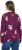 Ulla Popken Eco Cotton Leaf Pattern Long Sleeve Sweater Forest Berry - Суичъри & cуичъри с качулка - 