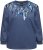 Ulla Popken Sequined Neck Long Sleeve Sweatshirt Ink Blue - Суичъри & cуичъри с качулка - 