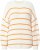 Ulla Popken Oversized Striped Balloon Sleeve Sweater Off-White - Суичъри & cуичъри с качулка - 