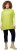 Ulla Popken Oversized Knit Sweater Vest Lime Green - Суичъри & cуичъри с качулка - 