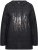 Ulla Popken Sequined Knit Long Sleeve Hoodie Black - Суичъри & cуичъри с качулка - 