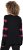 Ulla Popken Heart Print Long Sleeve V-Neck Sweater Black - Суичъри & cуичъри с качулка - 