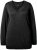 Ulla Popken Soft Fine Knit Pullover V-Neck Sweatshirt Black - Суичъри & cуичъри с качулка - 