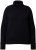 Ulla Popken Turtleneck Sweater with Ribbed Inserts Black - Суичъри & cуичъри с качулка - 