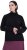 Ulla Popken Turtleneck Sweater with Ribbed Inserts Black - Суичъри & cуичъри с качулка - 