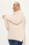 Ulla Popken Turtleneck Ribbed Trim Long Sleeve Sweater Nature Melange - Суичъри & cуичъри с качулка - Уютни суитшърти, суичъри и плетива