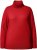 Ulla Popken Turtleneck Ribbed Trim Long Sleeve Sweater Salsa Red - Суичъри & cуичъри с качулка - 